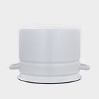 УЦЕНКА Кастрюля эмалированная, 9 л, d=26, с крышкой, без декора, МИКС - Фото 4