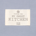 Полотенце «Этель» Kitchen, 40×70 см, 100% хлопок, саржа 220 г/м², серое - Фото 3