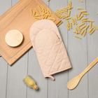 Варежка-прихватка «Этель» Kitchen, бежевая, 15×28 см, саржа, 100% хлопок - Фото 7