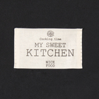 Полотенце «Этель» Kitchen, 40×70 см, 100% хлопок, саржа 220 г/м², чёрное - Фото 3