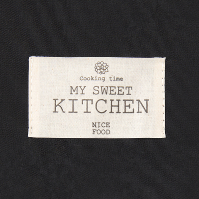 Полотенце «Этель» Kitchen, 40×70 см, 100% хлопок, саржа 220 г/м², чёрное