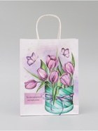 Пакет крафтовый «Хорошего настроения», 25×22×11 см - Фото 2