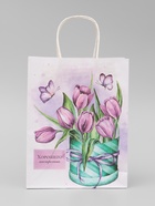 Пакет крафтовый «Хорошего настроения», 25×22×11 см - Фото 2