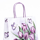 Пакет крафт «Хорошего настроения» 22×12×27 см - Фото 3