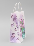 Пакет крафтовый «Хорошего настроения», 25×22×11 см - Фото 3