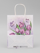 Пакет крафтовый «Хорошего настроения», 25×22×11 см - Фото 5