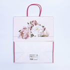 Пакет подарочный крафт «Самой прекрасной» 32×19.5×37 см - Фото 5