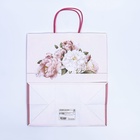 Пакет подарочный крафт «Самой прекрасной» 32×19.5×37 см - Фото 6