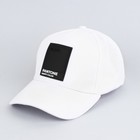 Кепка Black, цвет белый, р-р 56 - фото 23653243
