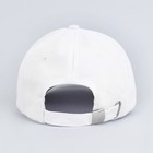Кепка Black, цвет белый, р-р 56 - фото 23676966