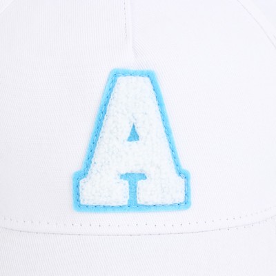 Кепка женская «A», белая, р-р 56