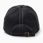 Кепка мужская MINAKU, цвет черный, р-р 56-58 - фото 807081467