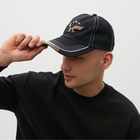 Кепка мужская MINAKU, цвет черный, р-р 56-58 - фото 807246852
