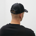Кепка мужская MINAKU, цвет черный, р-р 56-58 - фото 807246853