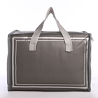 Термосумка на молнии, объём 14 л, серая - Фото 2