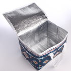 Термосумка на молнии, 14 л, синяя - Фото 3