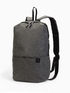 Рюкзак молодёжный на молнии, водонепроницаемый, с карманами, размер 22×12×35 см, серый - Фото 5