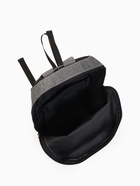 Рюкзак молодёжный на молнии, водонепроницаемый, с карманами, размер 22×12×35 см, серый - Фото 11