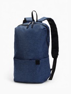 Рюкзак молодёжный на молнии, водонепроницаемый, с карманами, размер 22×12×35 см, синий - Фото 5