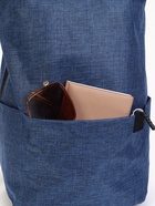 Рюкзак молодёжный на молнии, водонепроницаемый, с карманами, размер 22×12×35 см, синий - Фото 7