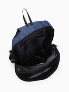 Рюкзак молодёжный на молнии, водонепроницаемый, с карманами, размер 22×12×35 см, синий - Фото 10