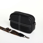 Сумка женская на молнии, чёрная - фото 60831657