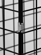 Корзина-накопитель складная, на колесах, 1 полка, 60×40×80 см, чёрная - Фото 3