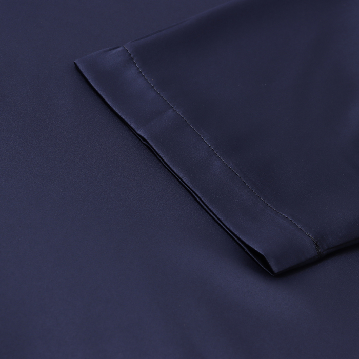 Халат с запахом MINAKU: Home collection цвет темно-синий,р-р 42