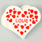 Салфетки бумажные «Любовь» 33х33 см, набор 20 шт. - фото 24624312