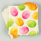 Салфетки бумажные «Пасхальные яйца» 25х25 см, набор 20 шт. - фото 6292519