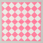 Салфетки бумажные «Розовые ромбики» 33х33 см, набор 20 шт. - фото 4614103