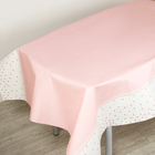 Скатерть «Конфетти», розовый цвет, 120х180 см - Фото 2