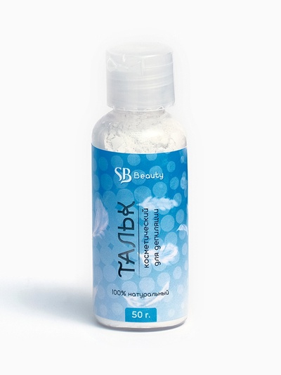 Тальк косметический «Secret Beauty», для депиляции, 50 мл