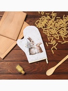 Варежка-прихватка «Доляна. Зайчата», 20×28 см, 35% хлопок, 65% п/э, ватин 250 г/м² - фото 64570909