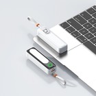 Внешний аккумулятор DX151, 5000 мАч, USB, Type-C, кабель Type-C, фонарь, белый - фото 9464180