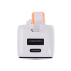 Внешний аккумулятор DX151, 5000 мАч, USB, Type-C, кабель Type-C, фонарь, белый - фото 51527178 Внешний аккумулятор DX151, 5000 мАч, USB, Type-C, кабель Type-C, фонарь, белый - фото 51527178