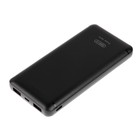 Внешний аккумулятор BYZ W3, 10000 мАч,  2 USB, 1 Type-C, 2.1 А, PD, чёрный - фото 9310175