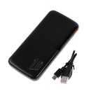 Внешний аккумулятор BYZ W32, 10000 мАч, 2 USB 1 Type-C, 2.1 А, чёрный - фото 51544785 Внешний аккумулятор BYZ W32, 10000 мАч, 2 USB 1 Type-C, 2.1 А, чёрный - фото 51544785