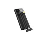 Внешний аккумулятор BYZ W79, 10000 мАч, Type-C, USB, 2 А, дисплей, кабели 4, дисплей,чёрный - фото 51527309 Внешний аккумулятор BYZ W79, 10000 мАч, Type-C, USB, 2 А, дисплей, кабели 4, дисплей,чёрный - фото 51527309