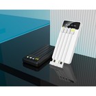 Внешний аккумулятор BYZ W79, 10000 мАч, Type-C, USB, 2 А, дисплей, кабели 4, дисплей,чёрный - фото 51527314 Внешний аккумулятор BYZ W79, 10000 мАч, Type-C, USB, 2 А, дисплей, кабели 4, дисплей,чёрный - фото 51527314