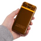 Внешний аккумулятор BYZ W91, 10000 мАч, 2 USB, 1 Type-C, 22.5 Вт, 3 А, PD, оранжевый - фото 8984640