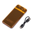 Внешний аккумулятор BYZ W91, 10000 мАч, 2 USB, 1 Type-C, 22.5 Вт, 3 А, PD, оранжевый - фото 8984642