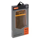Внешний аккумулятор BYZ W91, 10000 мАч, 2 USB, 1 Type-C, 22.5 Вт, 3 А, PD, оранжевый - фото 8984643