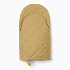 Варежка-прихватка «Этель» Kitchen, коричневая, 15×28 см, саржа, 100% хлопок - Фото 4