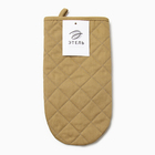 Варежка-прихватка «Этель» Kitchen, коричневая, 15×28 см, саржа, 100% хлопок - Фото 5