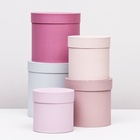 Набор шляпных подарочных коробок 5 в 1« Нежность», 23×23 - 14×14 см - Фото 6