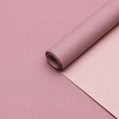 Бумага упаковочная крафт, ванильный-капучино, для цветов и флористики, 0,68 х 10±5% м