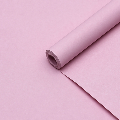 Бумага упаковочная крафт, пастель нежная, 0,68 х 10±5% м