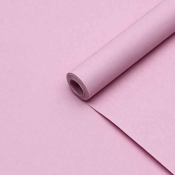 Бумага упаковочная крафт, пастель нежная, 0,68 х 10±5% м - Фото 1