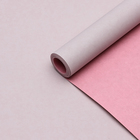 Бумага упаковочная крафт, двухсторонняя, ваниль-розовый 0,68 х 10 м - фото 321051622